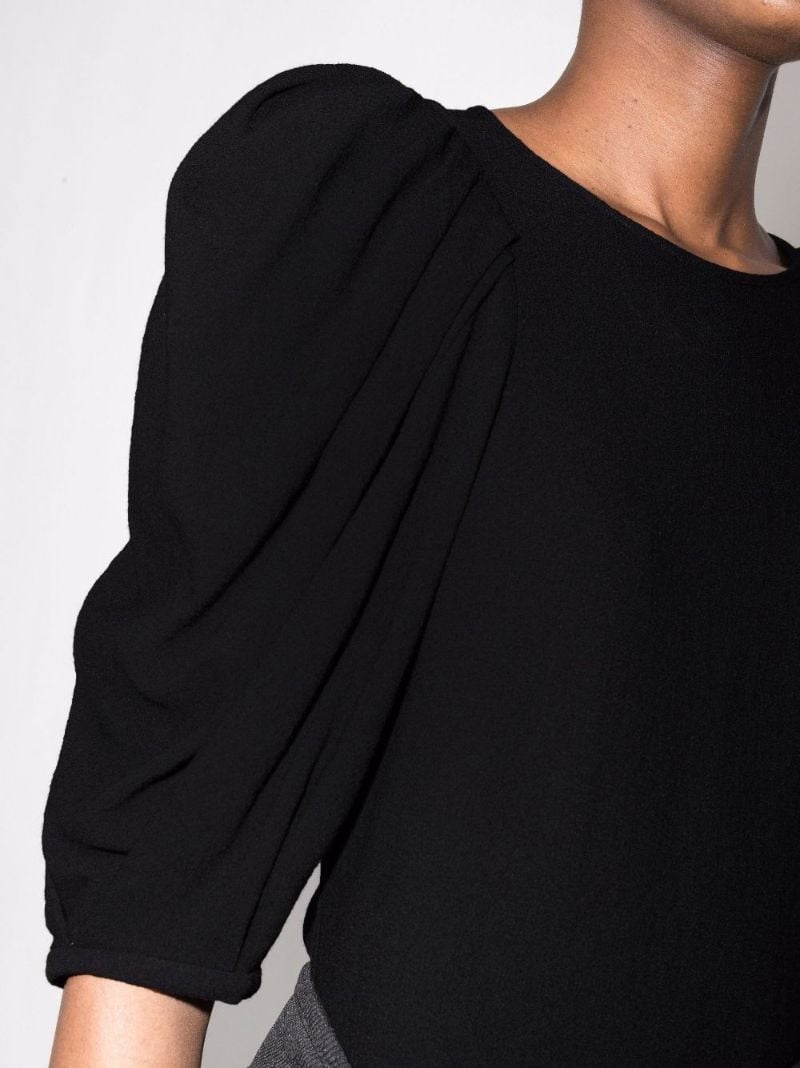 Risurya Knitted Puff Sleeve Top