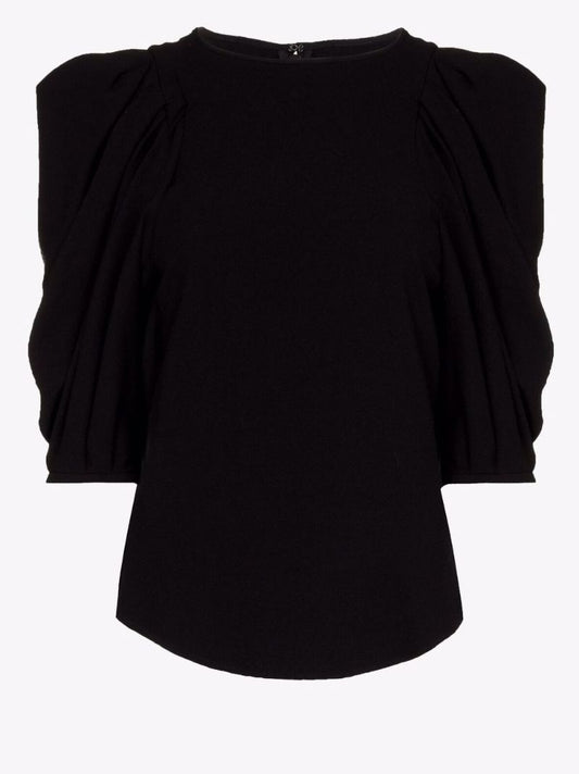 Risurya Knitted Puff Sleeve Top