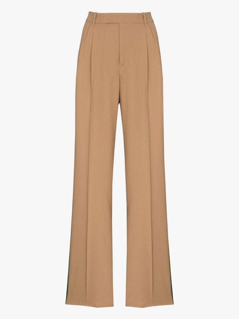 Wide Leg Wool Trousers