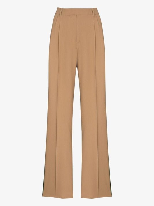 Wide Leg Wool Trousers