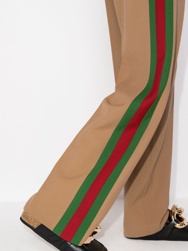 Wide Leg Wool Trousers