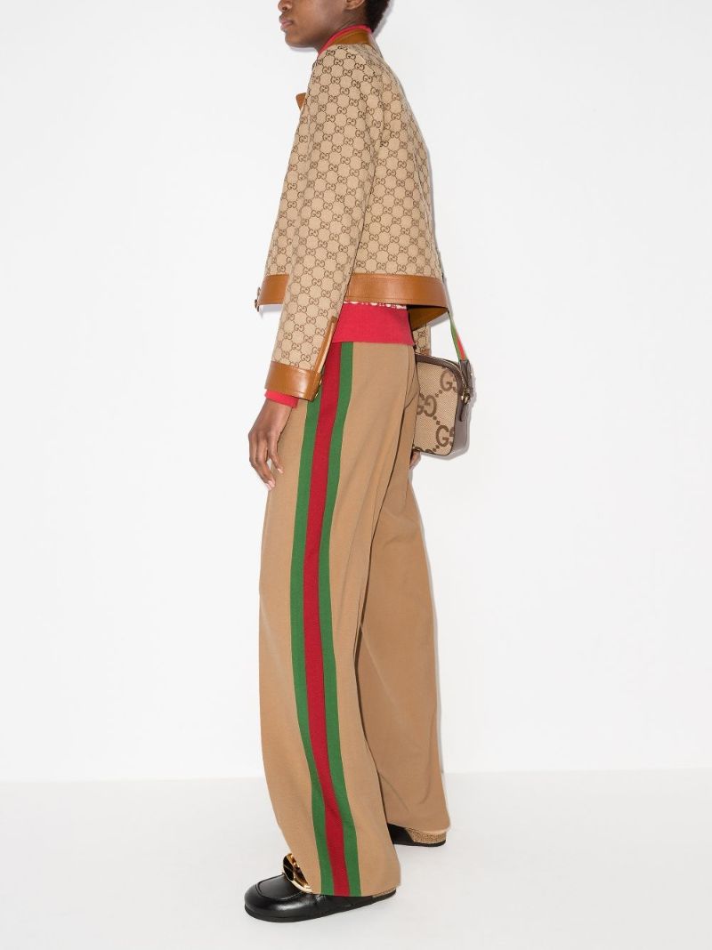 Wide Leg Wool Trousers