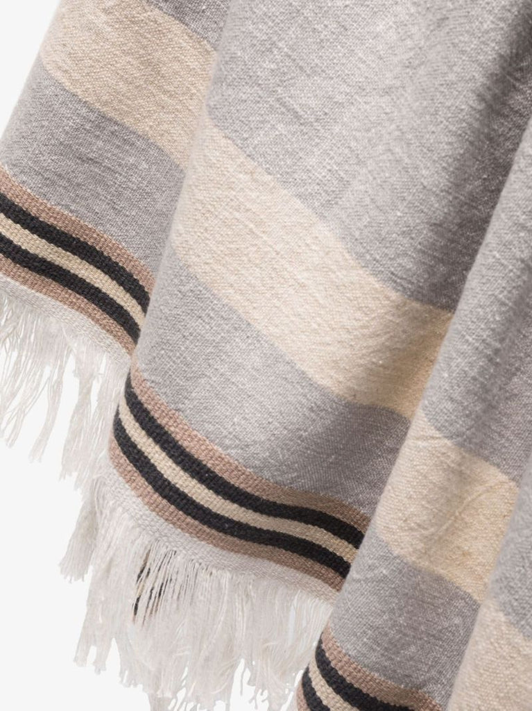 Grey Striped Blanket