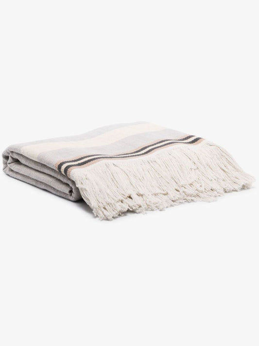 Grey Striped Blanket