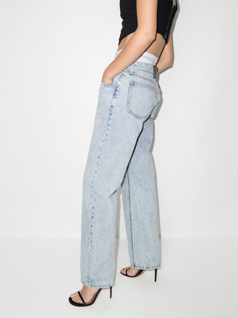 Underwear Logo Waistband Jeans