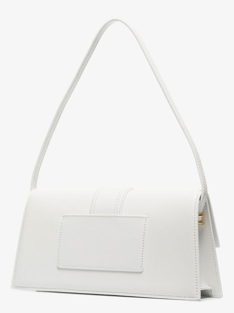 White Le Bambino Long Leather Shoulder Bag