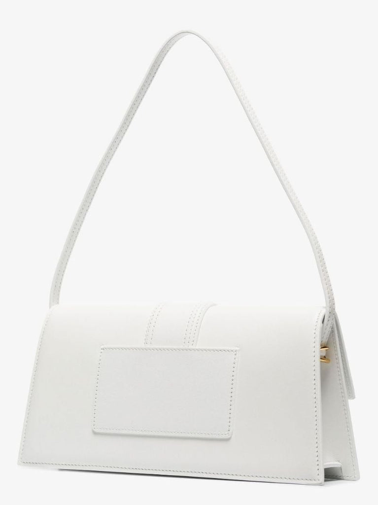 White Le Bambino Long Leather Shoulder Bag