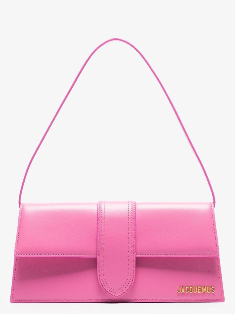 Pink Le Bambino Long Leather Shoulder Bag