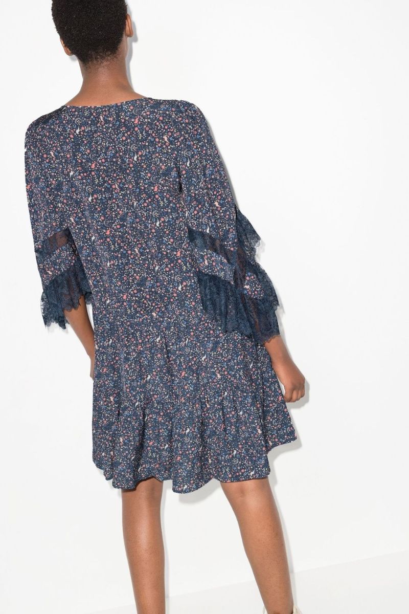 Confetti Print Mini Dress