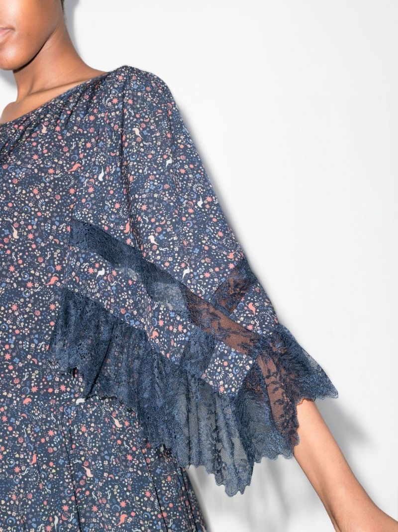 Confetti Print Mini Dress