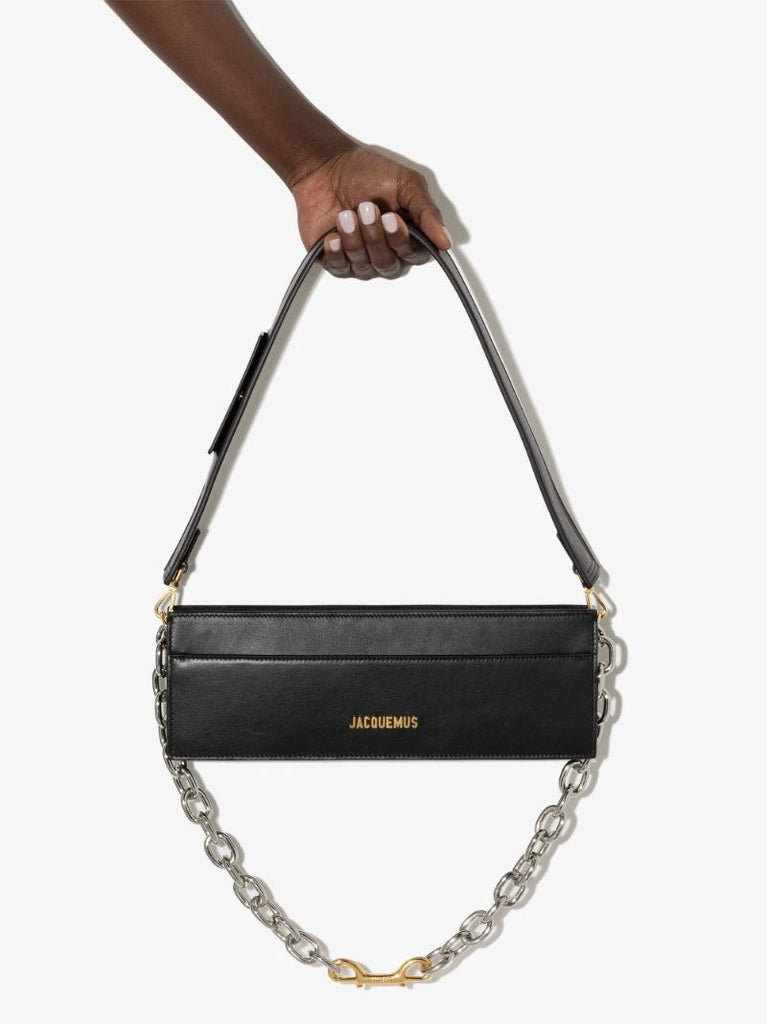 Black Le Ciuciu Leather Shoulder Bag