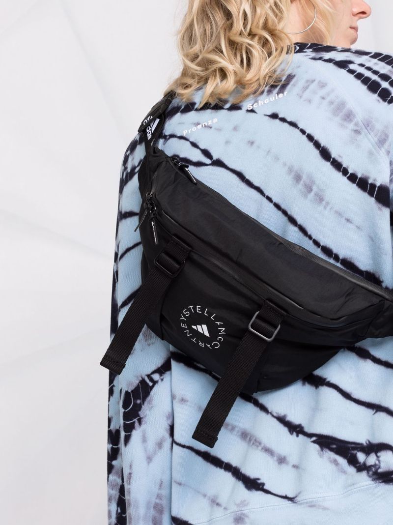 Black Logo Belt Bag