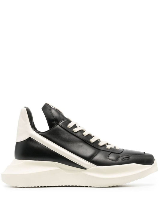 Black Geth High-top Leather Sneakers