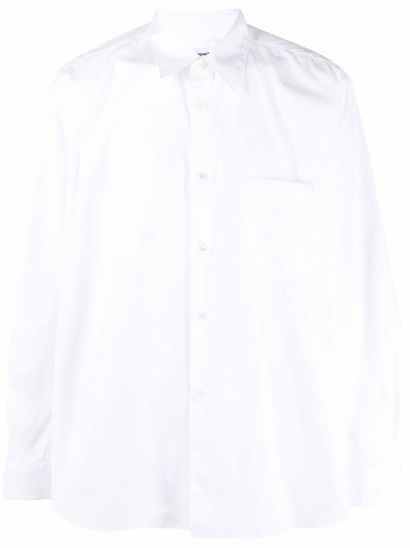 White Button Up Cotton Shirt