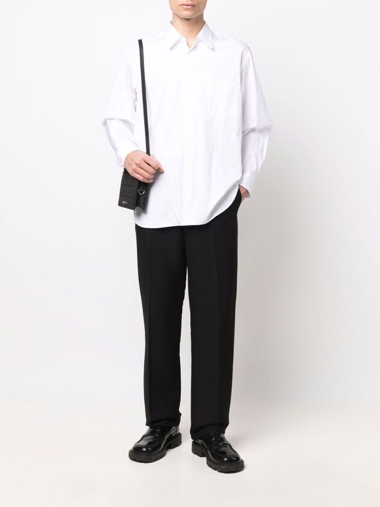 White Button Up Cotton Shirt