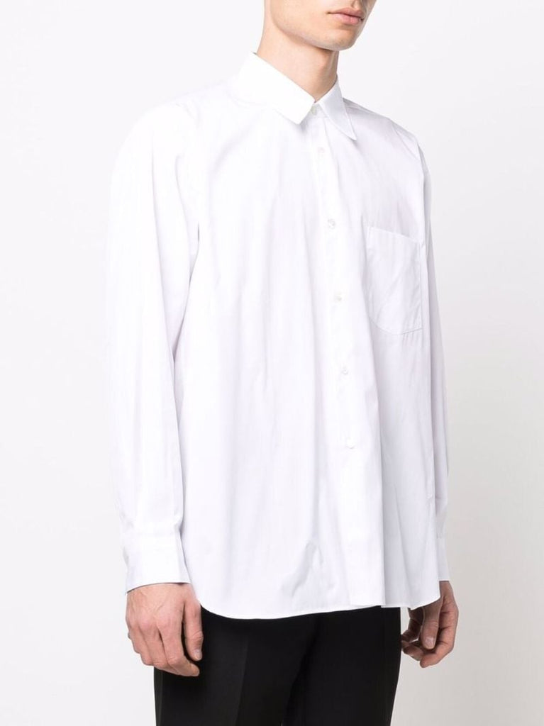 White Button Up Cotton Shirt