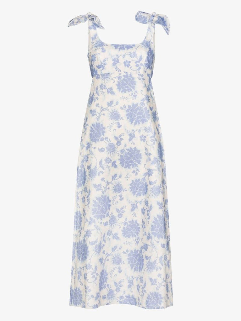 Postcard Floral-print Midi Dress