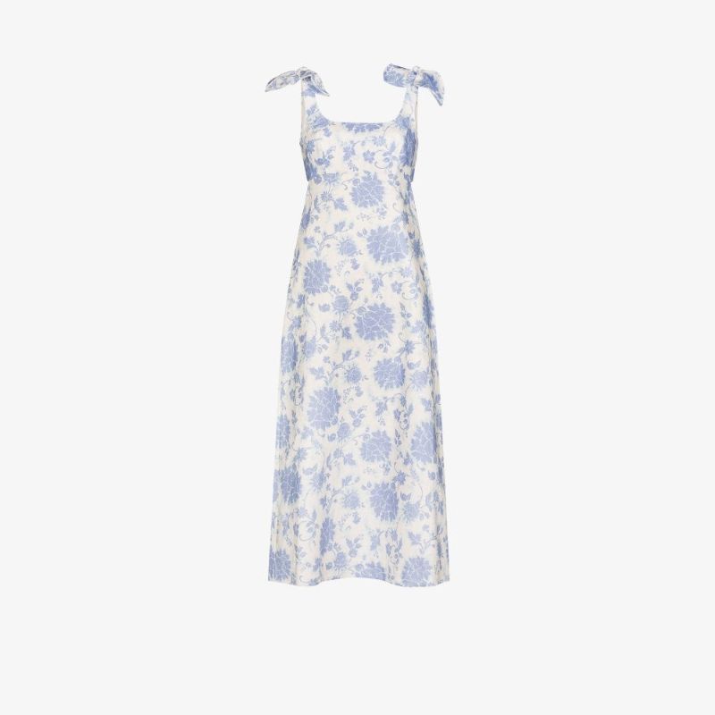 Postcard Floral-print Midi Dress