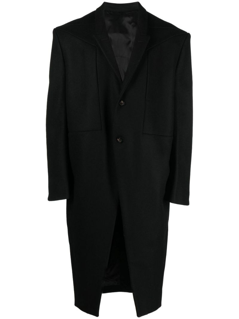 Black Jumbo Tatlin Virgin Wool Coat