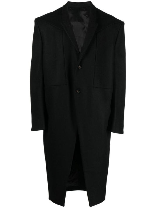 Black Jumbo Tatlin Virgin Wool Coat