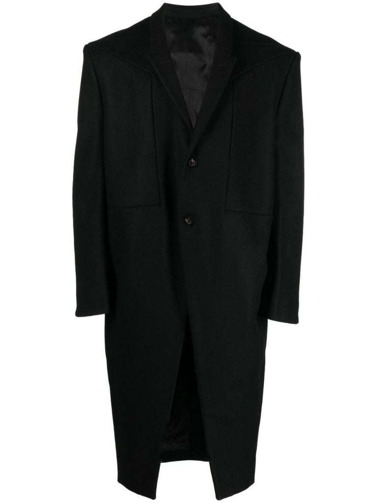Black Jumbo Tatlin Virgin Wool Coat