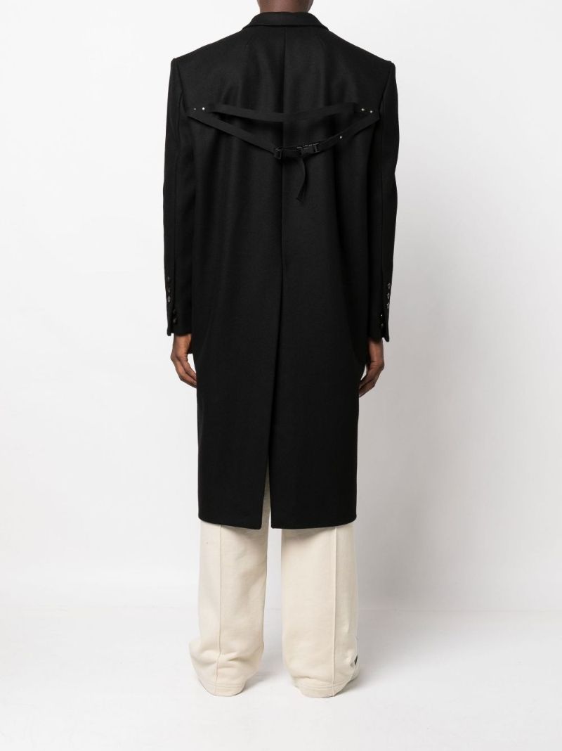 Black Jumbo Tatlin Virgin Wool Coat