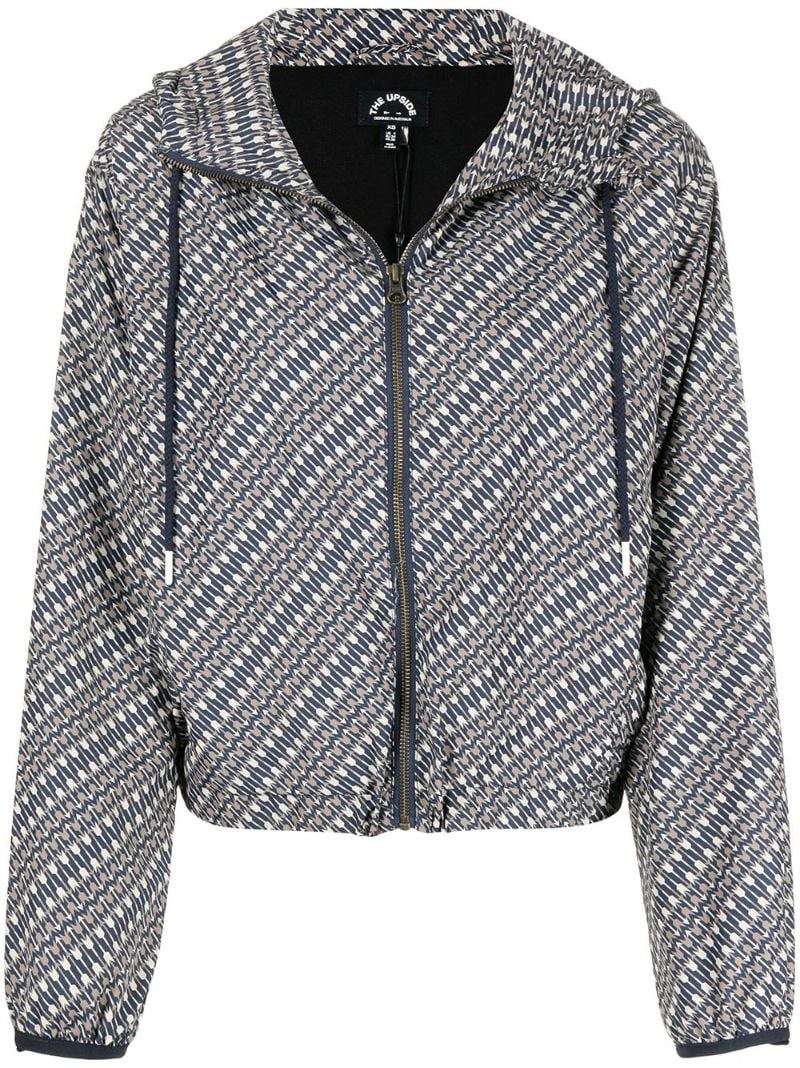 Blue Cupid Loulou Logo Hooded Jacket