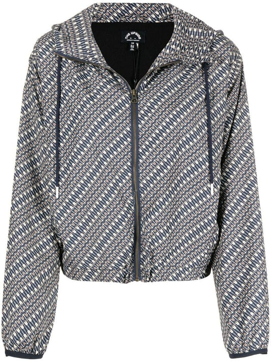 Blue Cupid Loulou Logo Hooded Jacket