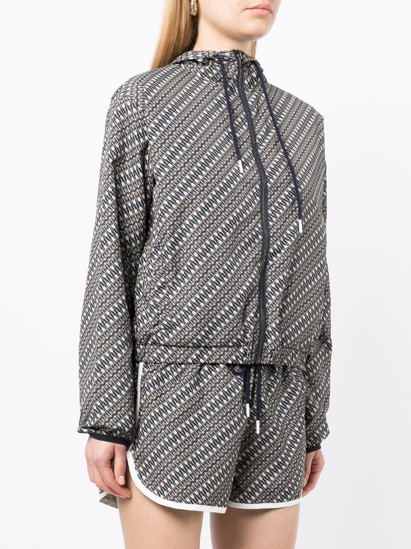 Blue Cupid Loulou Logo Hooded Jacket