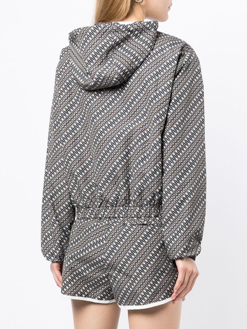 Blue Cupid Loulou Logo Hooded Jacket