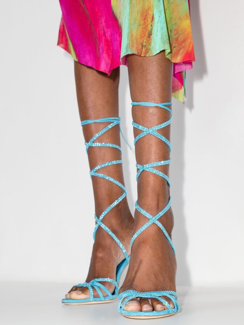 Blue Holly Nicole 105 Leather Sandals