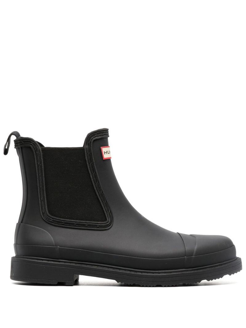 Black Commando Chelsea Boots