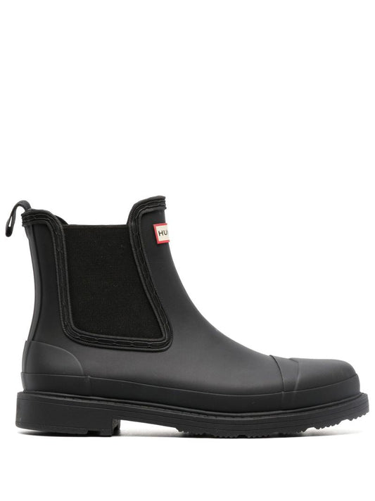 Black Commando Chelsea Boots