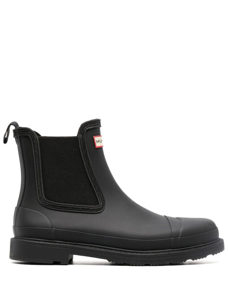 Black Commando Chelsea Boots