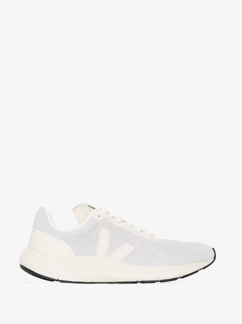 Grey Marlin Low Top Knit Sneakers
