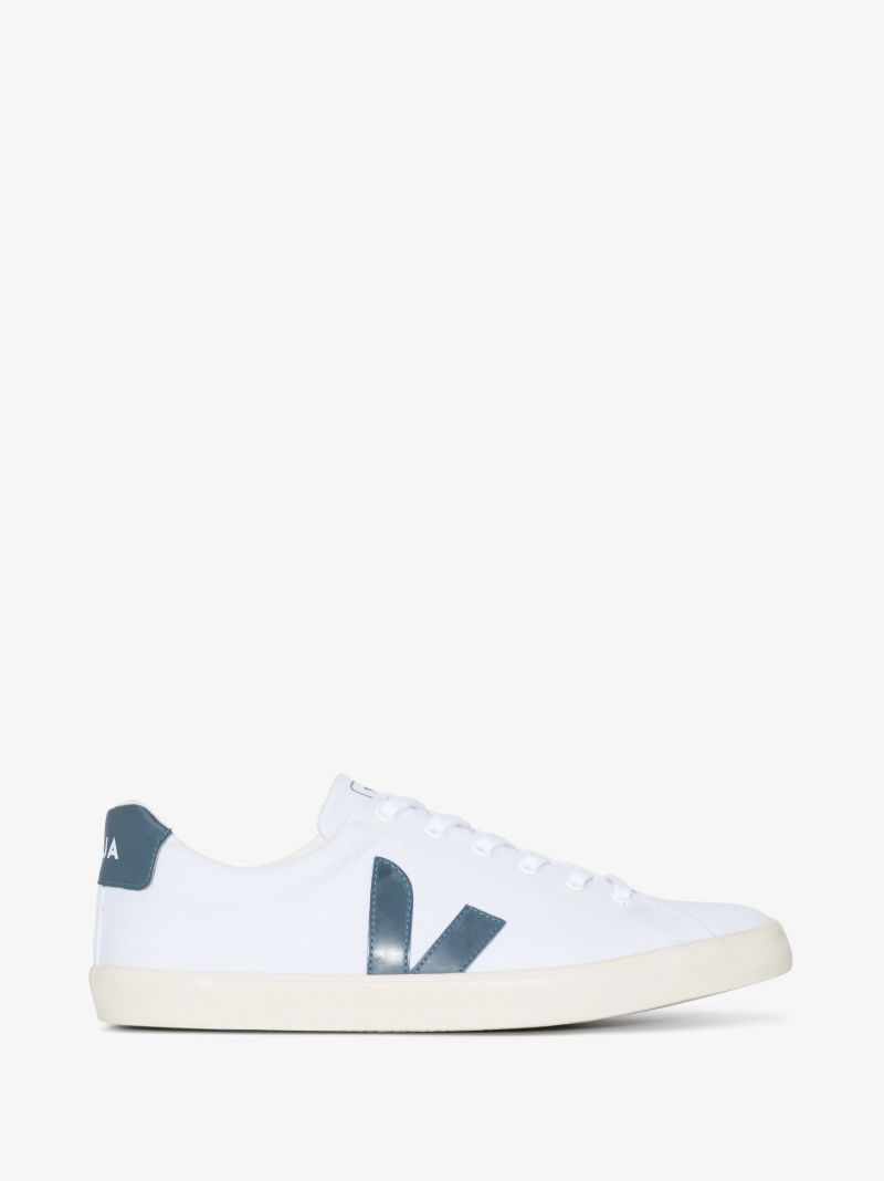 White Esplar Organic Cotton Low Top Sneakers