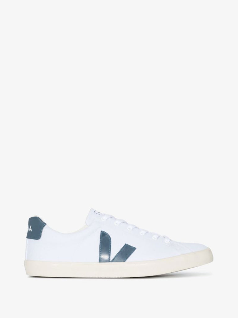 White Esplar Organic Cotton Low Top Sneakers