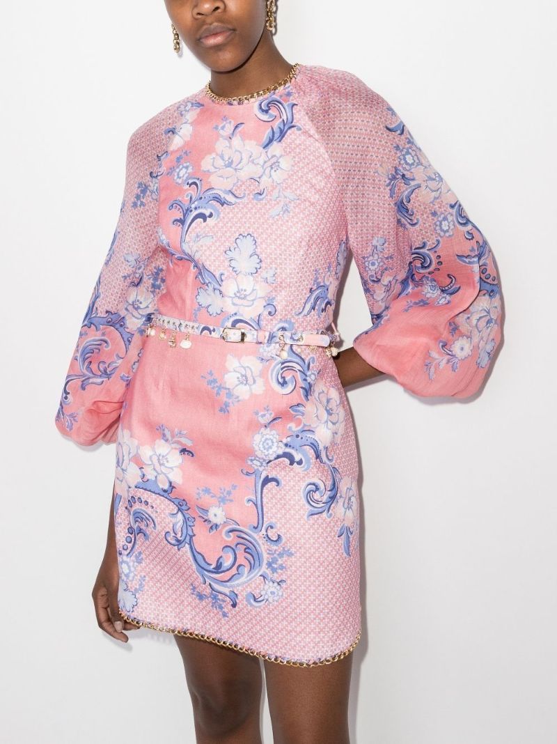 Postcard Linen Mini Dress