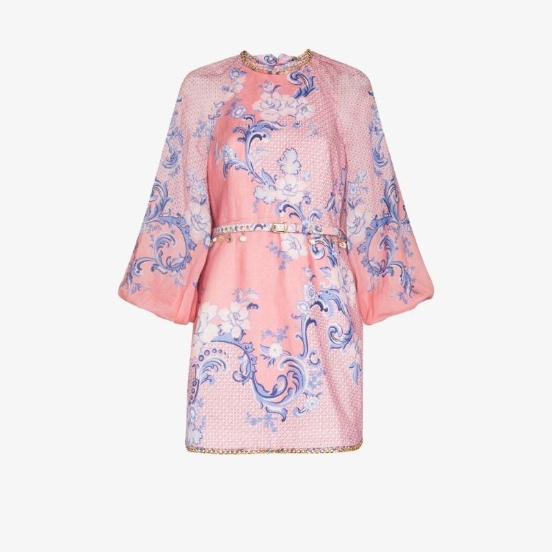 Postcard Linen Mini Dress