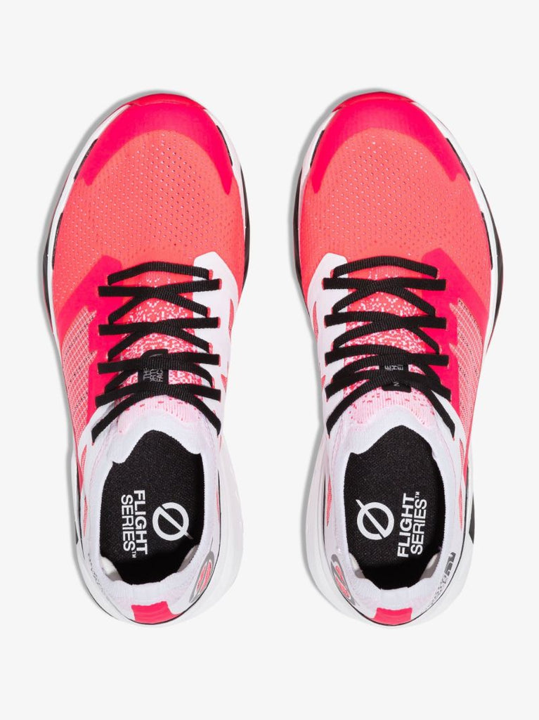 White and Pink Flight Vectic Sneakers