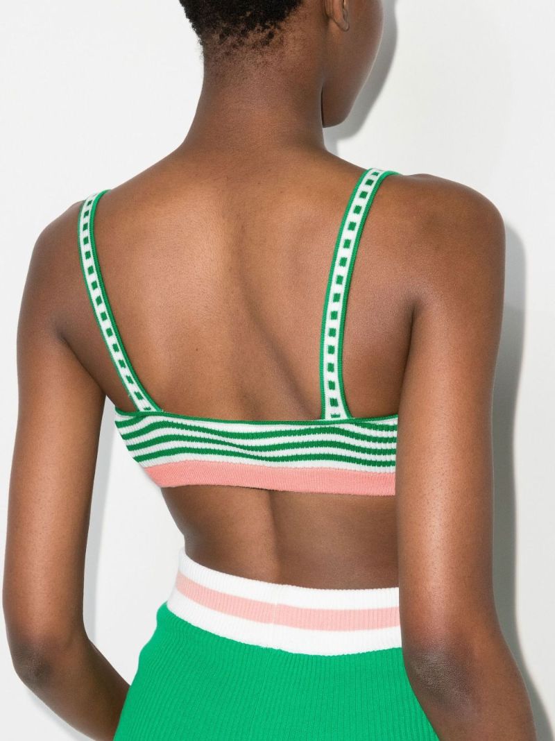 Tropez Rory Striped Sports Bra