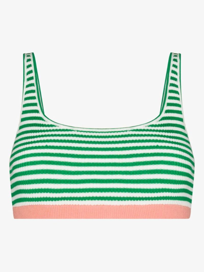 Tropez Rory Striped Sports Bra