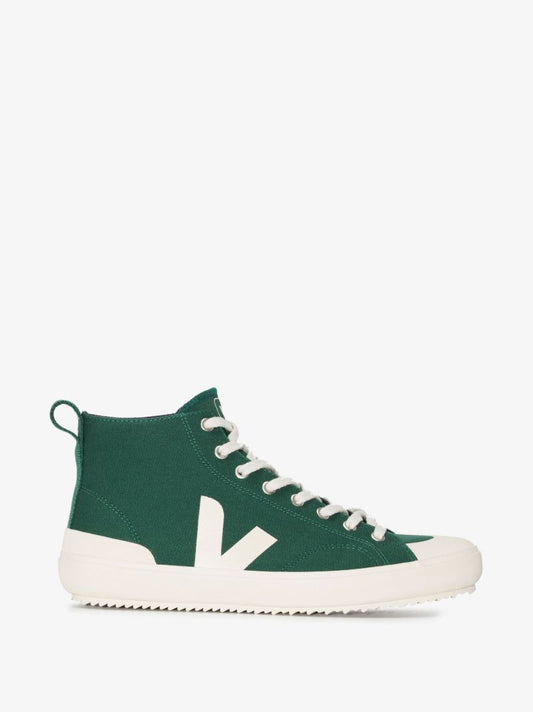 Green Nova Canvas High Top Sneakers