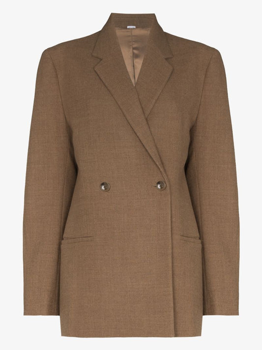 Double-breasted Wool Blazer