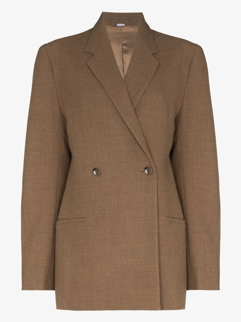 Double-breasted Wool Blazer