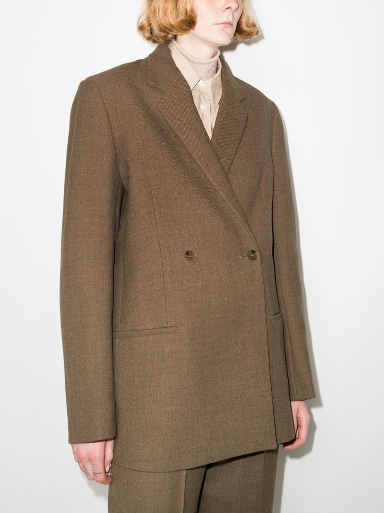 Double-breasted Wool Blazer
