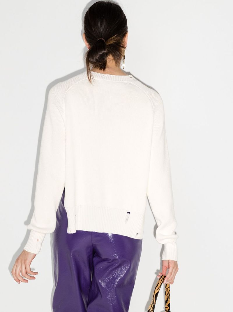 Delilah Slogan-intarsia Jumper