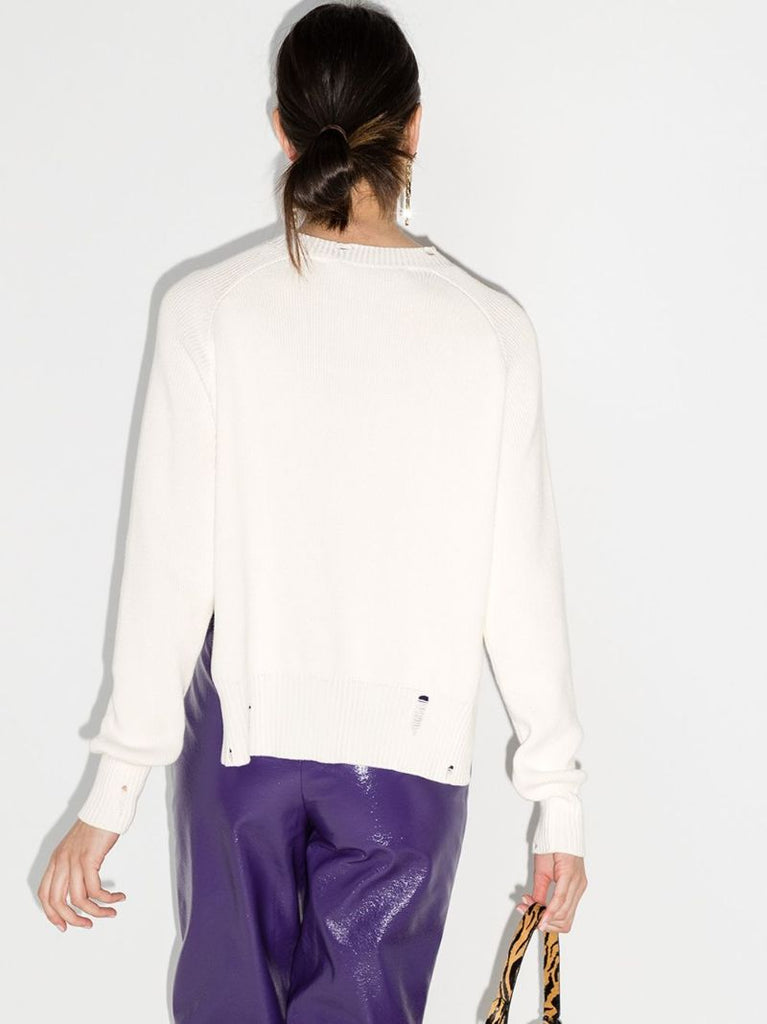 Delilah Slogan-intarsia Jumper