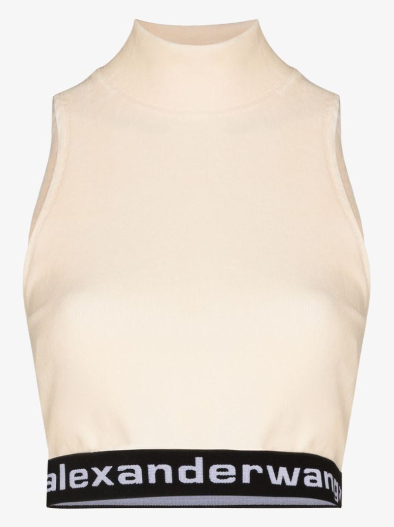 Cropped Logo Tank Top