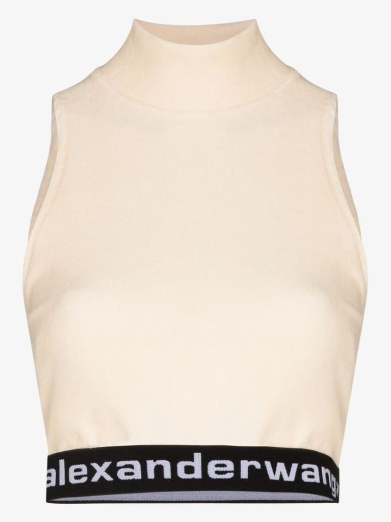 Cropped Logo Tank Top